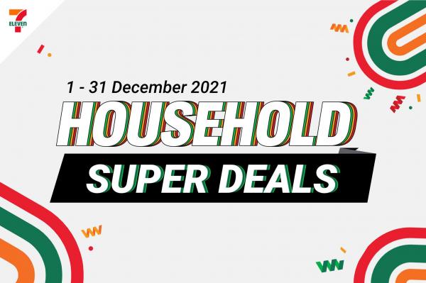 7 Eleven Household Super Deals Promotion (1 December 2021 - 31 December 2021)