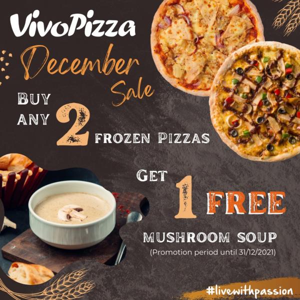 Vivo Pizza 12.12 December Frozen Pizzas Sale (valid until 31 December 2021)