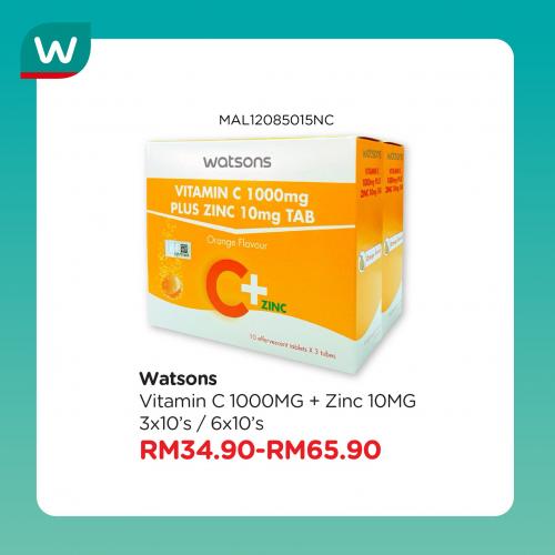 Watsons Brand Supplements Promotion Up To 20% OFF