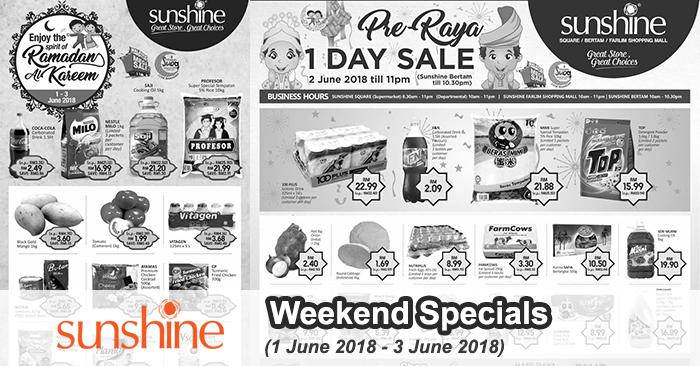 Sunshine Retail Penang Ramadan Sale Promotion (1 June 2018 - 3 June 2018)