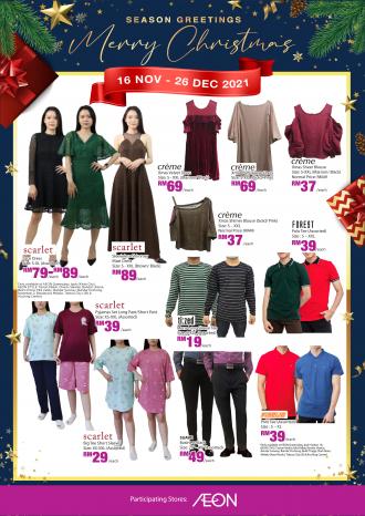 AEON General Merchandise Store Christmas Promotion Catalogue (16 November 2021 - 26 December 2021)