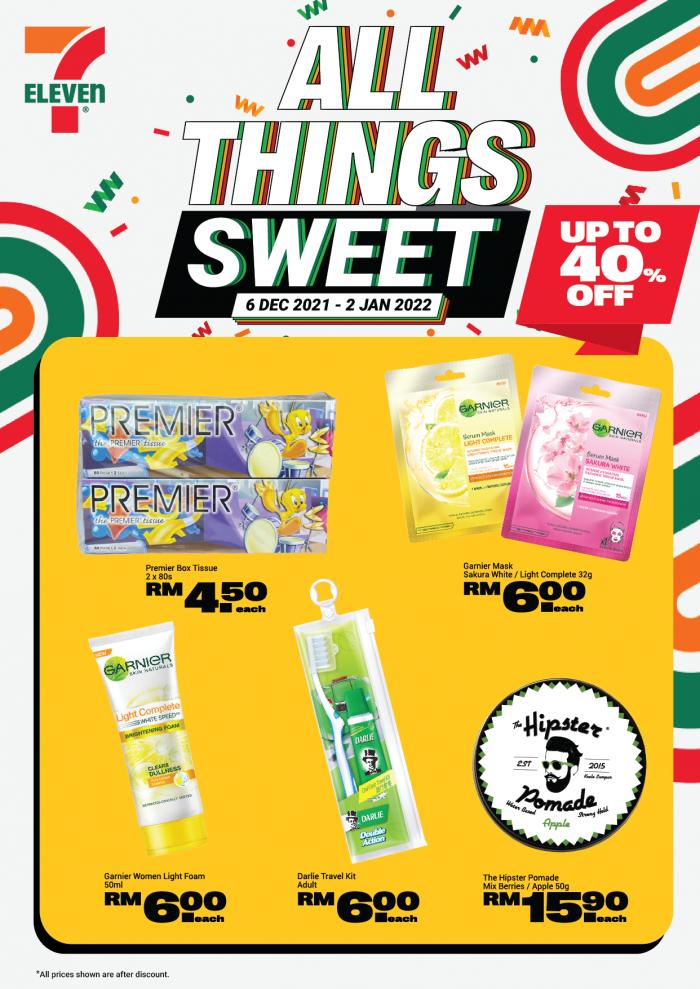 7 Eleven All Things Sweet Promotion Catalogue (6 December 2021 - 2 January 2022)