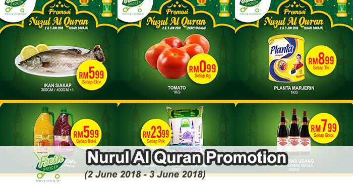 Pasaraya Fresh Grocer Nurul Al Quran Promotion (2 June 2018 - 3 June 2018)