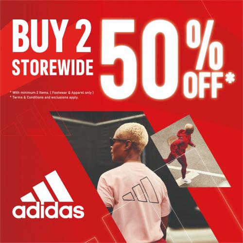Adidas Special Sale 2 @ 50% OFF at Genting Highlands Premium Outlets (3 December 2021 - 12 December 2021)