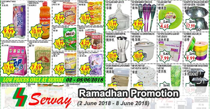 Servay Ramadhan Sale Promotion at Tawau Area (2 June 2018 - 8 June 2018)