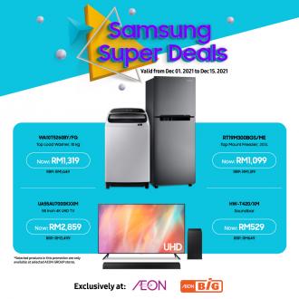 AEON BiG Samsung Super Deals Promotion (1 December 2021 - 15 December 2021)