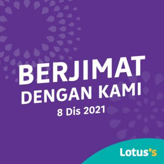 Tesco / Lotus's Berjimat Dengan Kami Promotion published on 8 December 2021