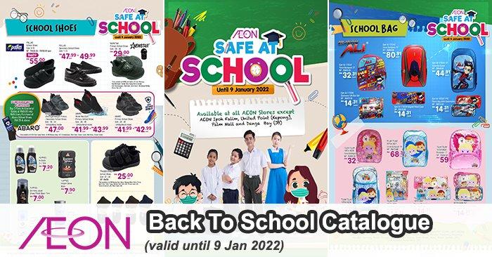 AEON Back To School Promotion Catalogue (valid until 9 Jan 2022)