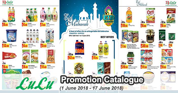 LuLu Hypermarket EID Mubarak Promotion Catalogue (1 June 2018 - 17 June 2018)
