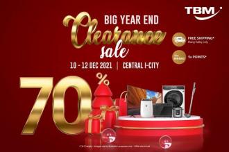 TBM Central iCity Year End Clearance Sale Up To 70% OFF (10 December 2021 - 12 December 2021)