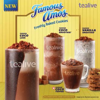 Tealive Famous Amos Drinks