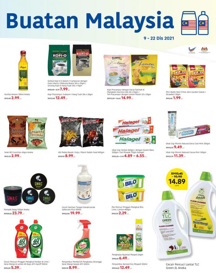 Tesco / Lotus's Buy Malaysia Products Promotion Catalogue (9 December 2021 - 22 December 2021)