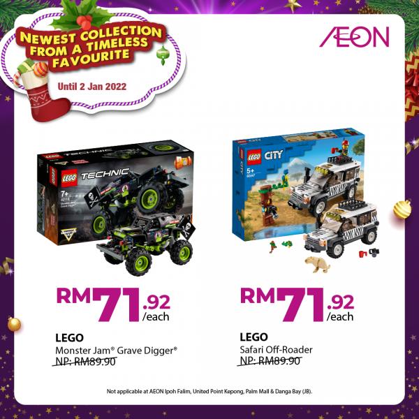 AEON LEGO Christmas Promotion (valid until 2 January 2022)