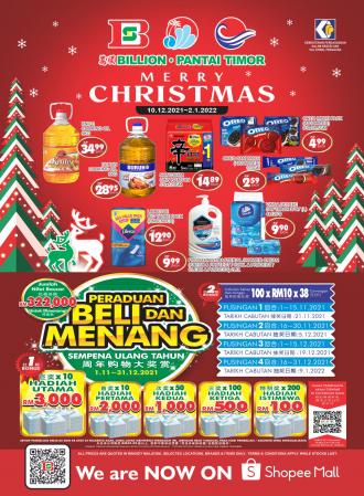 BILLION & Pantai Timor Christmas Promotion Catalogue (10 December 2021 - 2 January 2022)