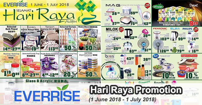 Everrise Hari Raya Promotion (1 June 2018 - 1 July 2018)