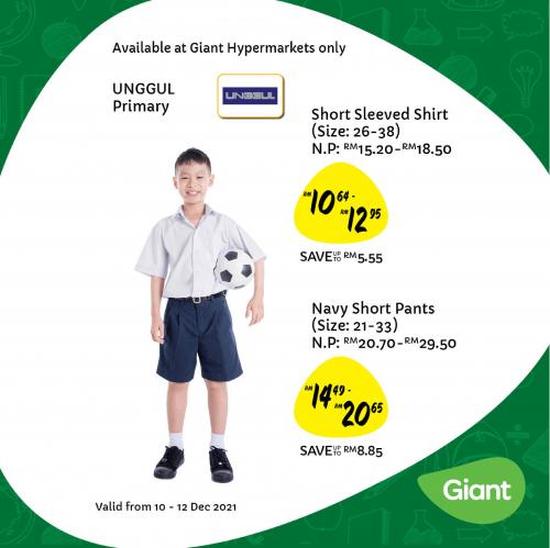 Giant Back To School Promotion (10 December 2021 - 12 December 2021)