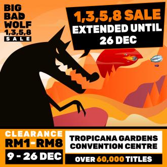 Big Bad Wolf Book Clearance Sale at Tropicana Gardens Convention Centre (9 Dec 2021 - 26 Dec 2021)