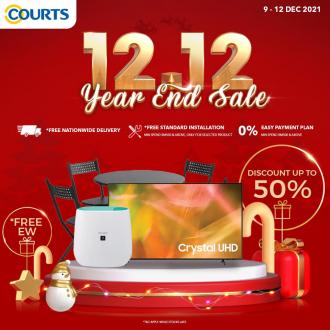 COURTS 12.12 Year End Sale (9 December 2021 - 12 December 2021)