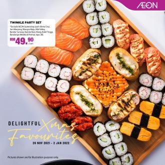AEON Christmas Sushi Promotion (valid until 2 January 2022)