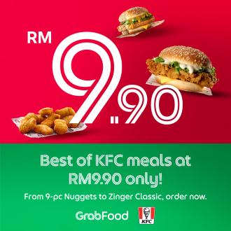 KFC GrabFood RM9.90 Deals Promotion (1 December 2021 - 31 December 2021)