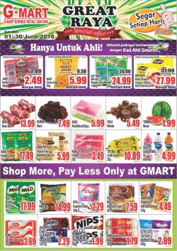 G-Mart Great Raya Promotion at Telupid (1 June 2018 - 30 June 2018)