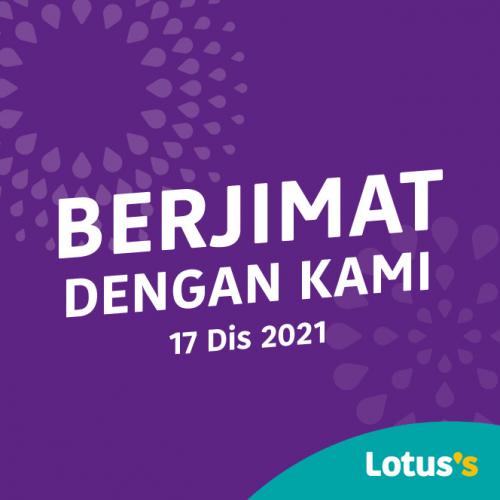 Tesco / Lotus's Berjimat Dengan Kami Promotion published on 17 December 2021