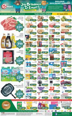 Emart Weekdays Sale Promotion at Tudan & Riam Miri (4 June 2018 - 7 June 2018)