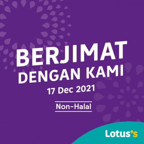 Tesco / Lotus's Non-Halal Items Promotion (17 December 2021 - 22 December 2021)