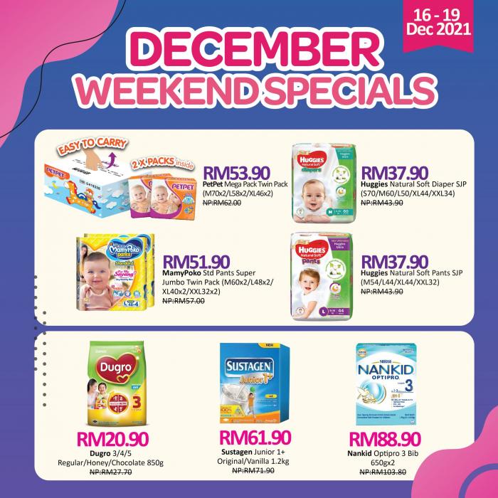 Manjaku December Weekend Promotion (16 December 2021 - 19 December 2021)