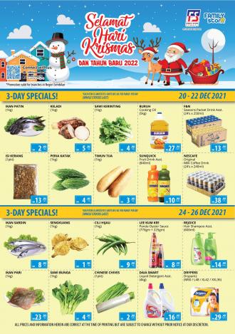 Family Store Negeri Sembilan Christmas Promotion (20 December 2021 - 5 January 2022)