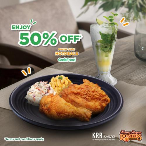 Kenny Rogers ROASTERS GrabFood Hot Deals Up To 50% OFF Promotion