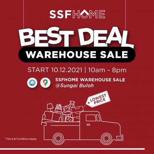 SSF Home Best Deal Warehouse Sale (10 December 2021 onwards)