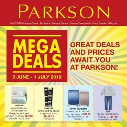 Parkson Mega Deals Promotion (5 June 2018 - 1 July 2018)
