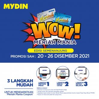 MYDIN Meriah Mania Coupons Promotion (20 December 2021 - 26 December 2021)