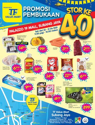 TF Value-Mart Subang Jaya Opening Promotion (23 December 2021 - 31 December 2021)