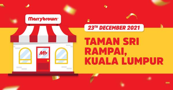 Marrybrown Taman Sri Rampai Opening Promotion (23 December 2021)