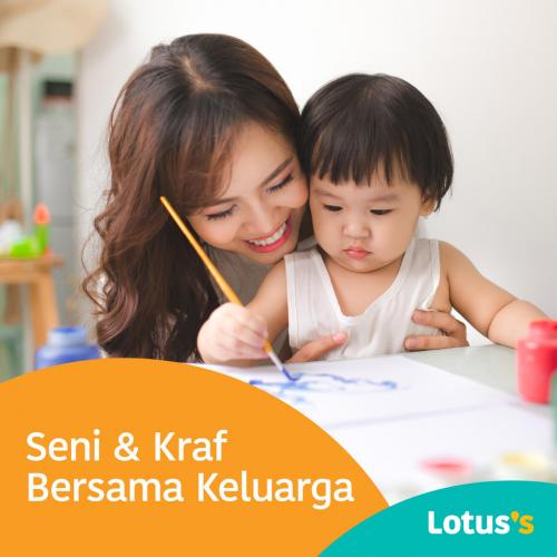Tesco / Lotus's Seni & Kraf Bersama Keluarga Promotion (9 December 2021 - 2 January 2022)