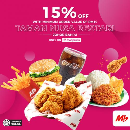 Marrybrown Taman Nusa Bestari FoodPanda Opening Promotion