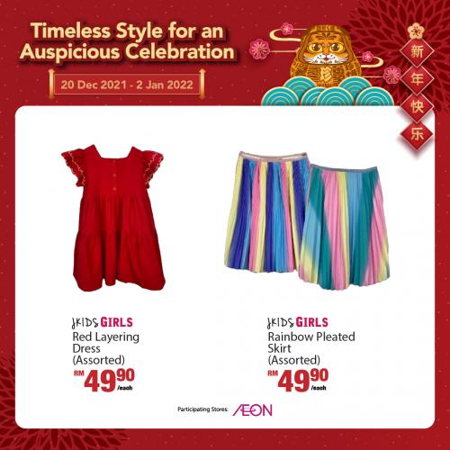 AEON Chinese New Year Fashion Sale (20 December 2021 - 2 January 2022)