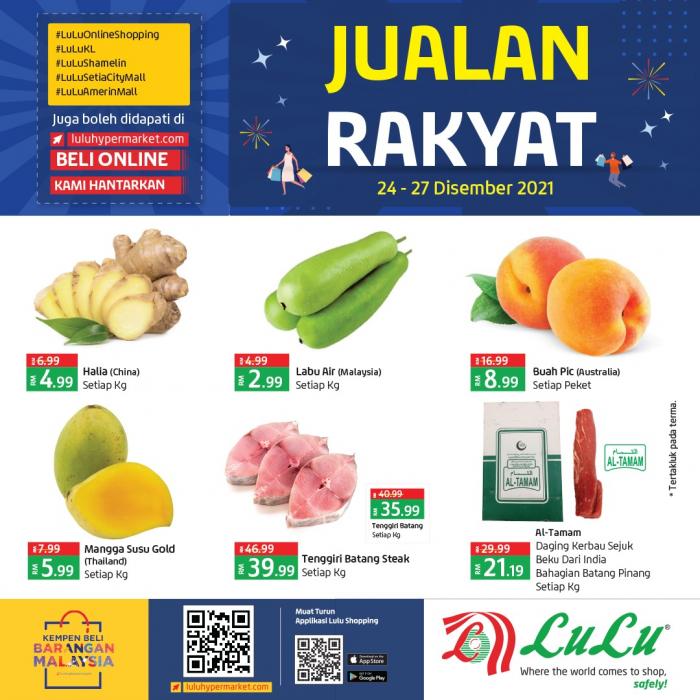LuLu Jualan Rakyat Promotion (24 December 2021 - 27 December 2021)