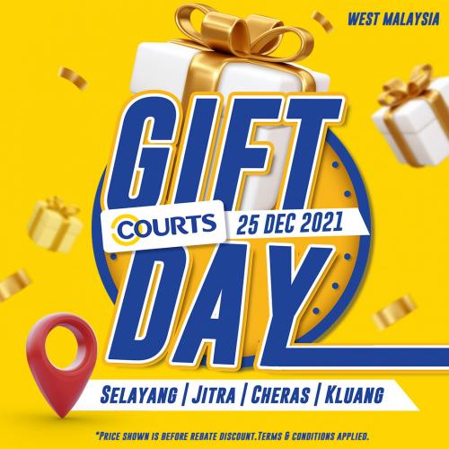 COURTS Gift Day Promotion (25 December 2021)