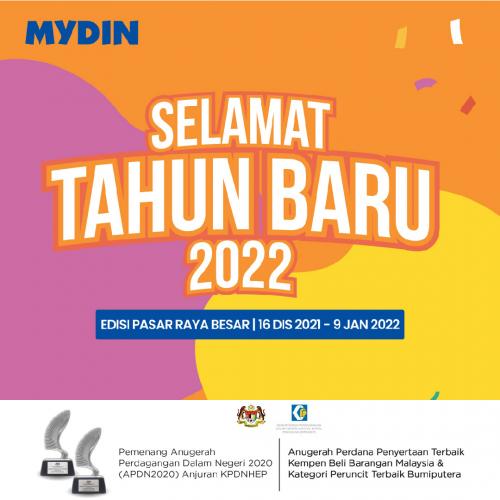 MYDIN New Year Promotion (16 December 2021 - 9 January 2022)