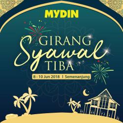 MYDIN Girang Syawal Tiba 2018 Promotion at Peninsular Malaysia (8 June 2018 - 10 June 2018)