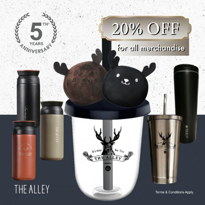 The Alley 20% OFF Promotion for All Merchandise