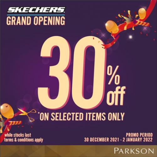 Parkson Pavilion Bukit Jalil Skechers Opening Promotion (30 December 2021 - 2 January 2022)