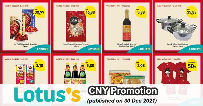 Tesco / Lotus's Chinese New Year Promotion published on 30 December 2021