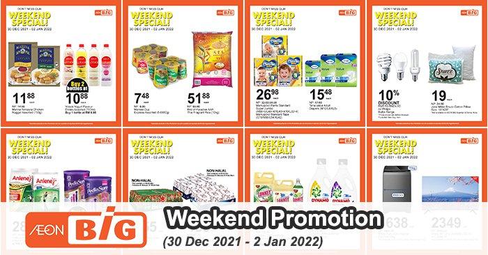AEON BiG Weekend Promotion (30 Dec 2021 - 2 Jan 2022)