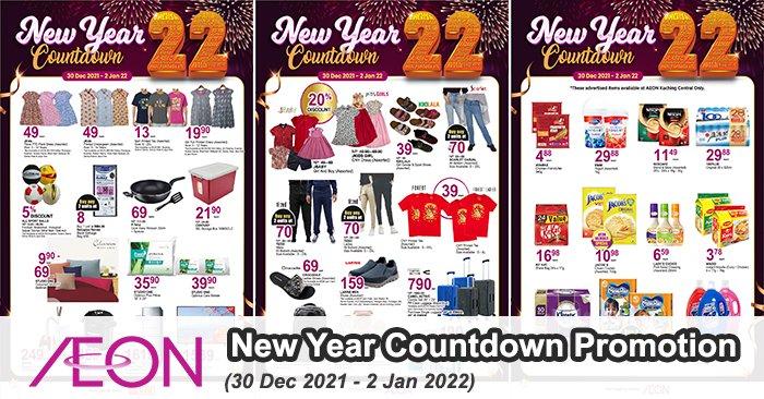 AEON New Year Countdown Promotion (30 Dec 2021 - 2 Jan 2022)