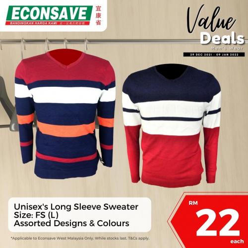 Econsave Men's Wear Value Deals Promotion (29 December 2021 - 9 January 2022)