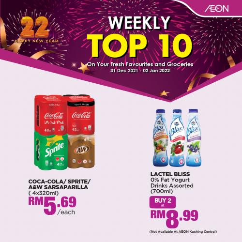 AEON Weekly Top 10 Promotion (31 December 2021 - 2 January 2022)